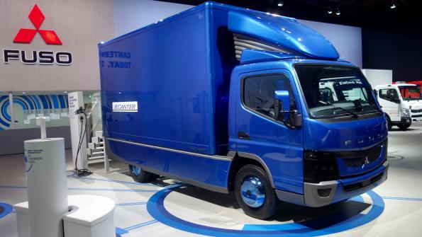 Here Comes the First Electric Light Duty Truck Named Fuso Ecanter